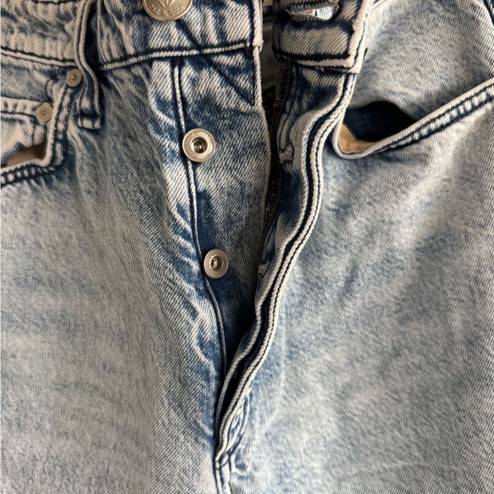 Rag & Bone High Rise Straight Leg Jeans Size 30 - Picture 6 of 7